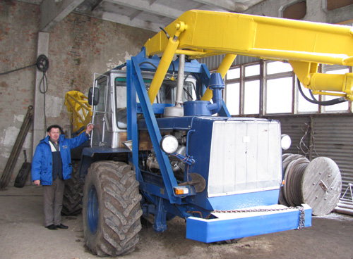 Бурильно-крановая машина Т-150К/БКМ-630